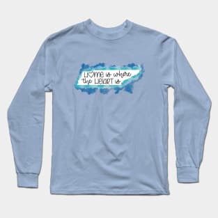 Tennessee Home is Where the Heart Is Long Sleeve T-Shirt